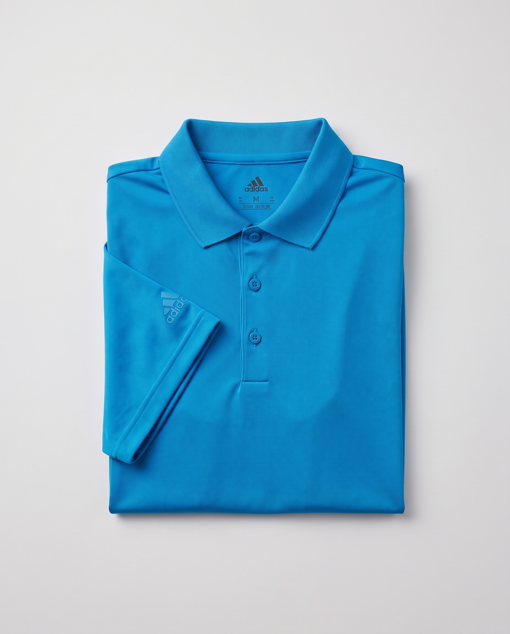 adidas Performance golf polo – bright blue