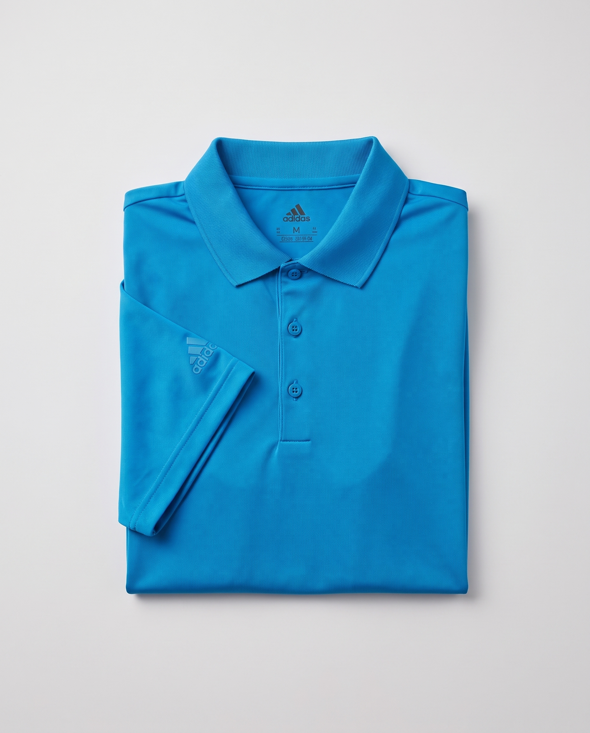 adidas Performance golf polo – bright blue