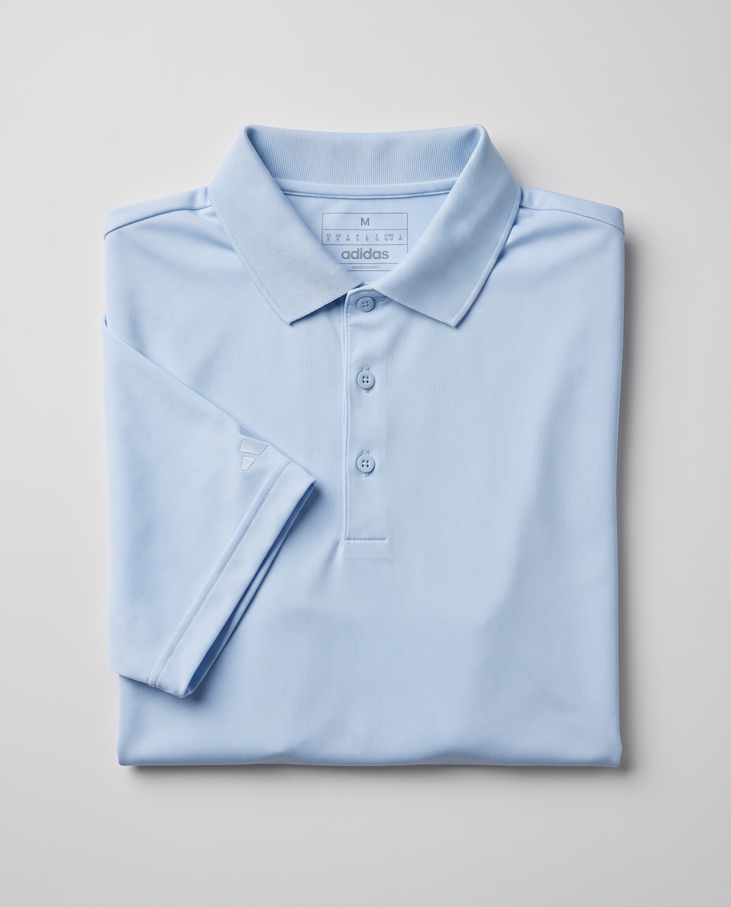 adidas Performance golf polo – sky blue