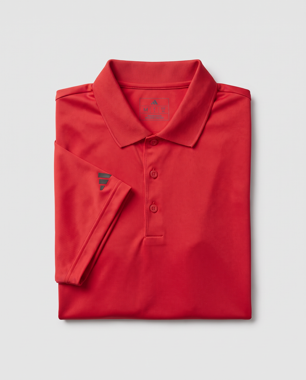 adidas Performance golf polo – red