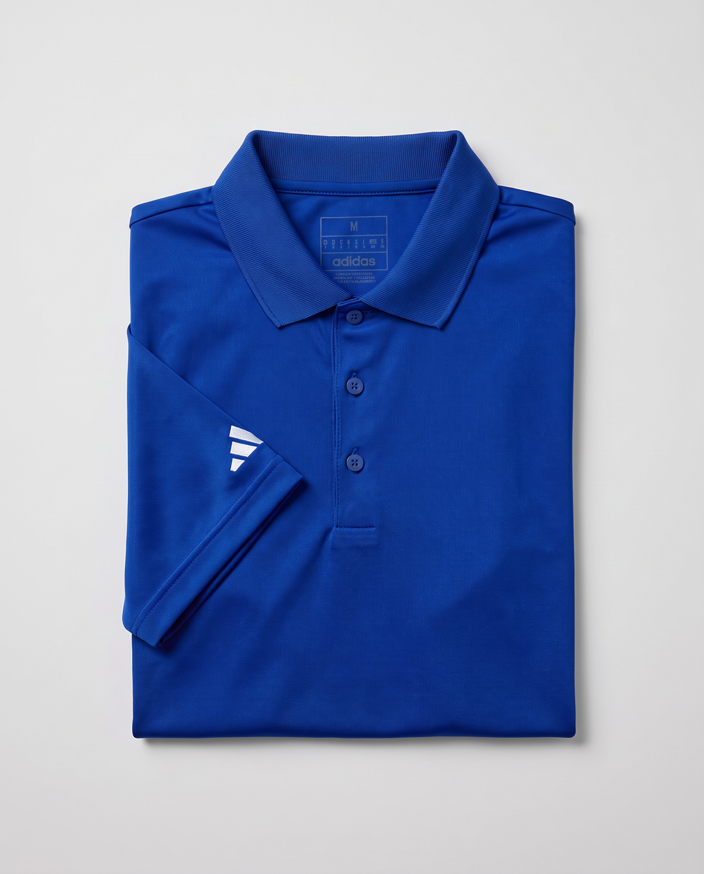 adidas Performance golf polo – royal blue