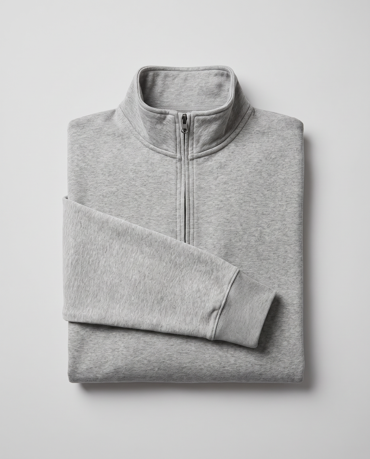 Heritage quarter zip sweatshirt - Heather Grey