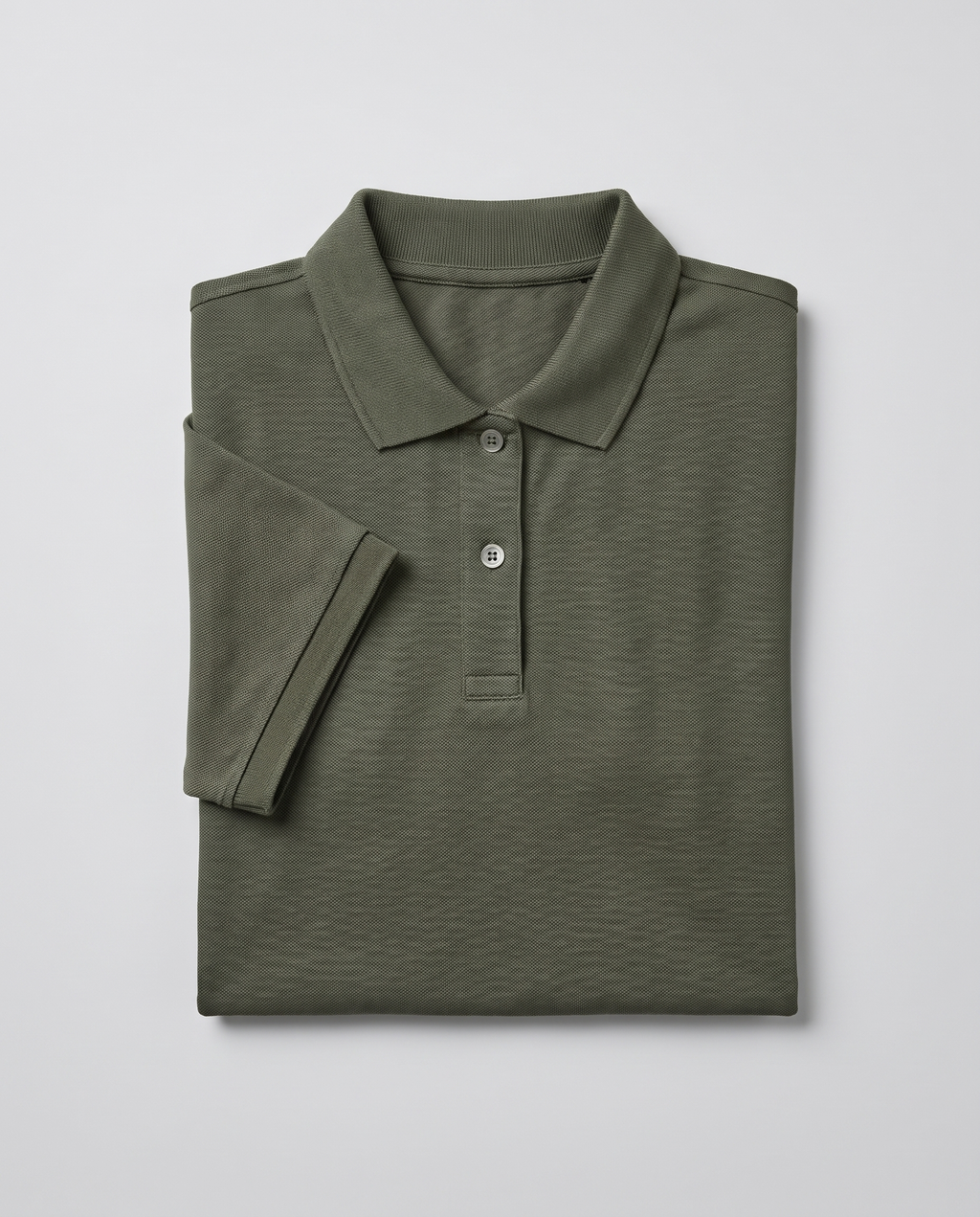 Salcombe Ladies Pique Polo - Organic Khaki