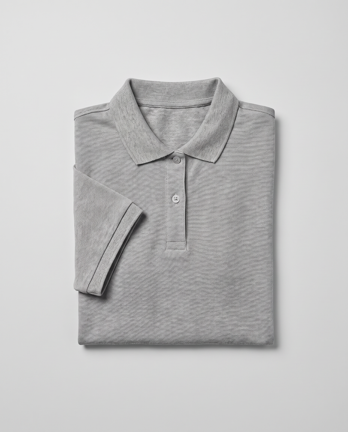 Salcombe Ladies Pique Polo - Moon Grey Heather