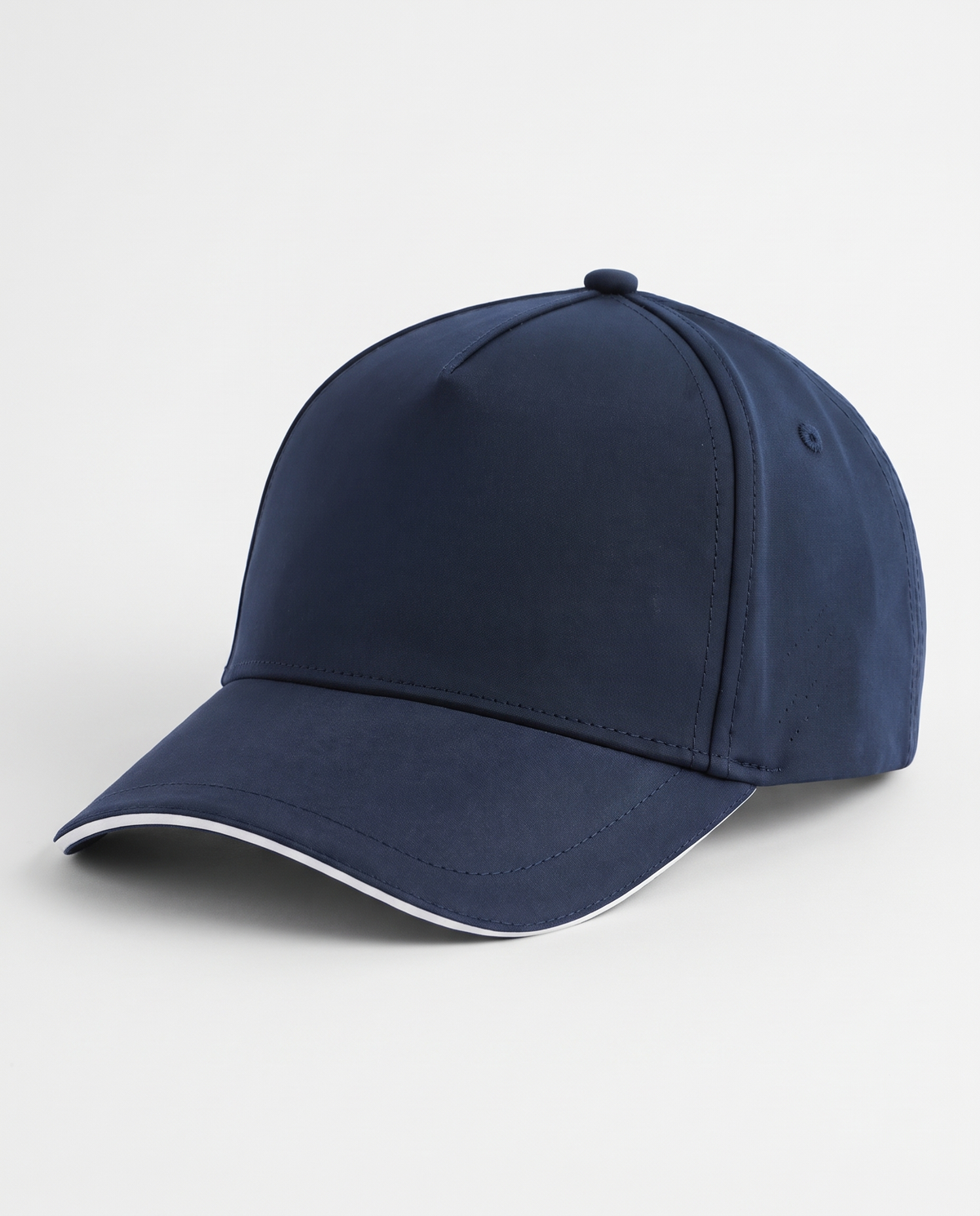 Cool Performance Golfers Cap - Navy/White Trim