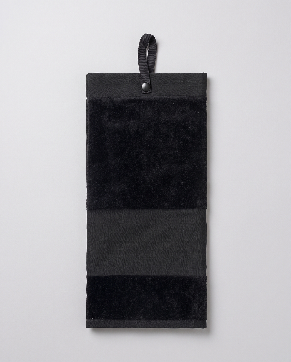 Deluxe Velour Golf Towel - Black